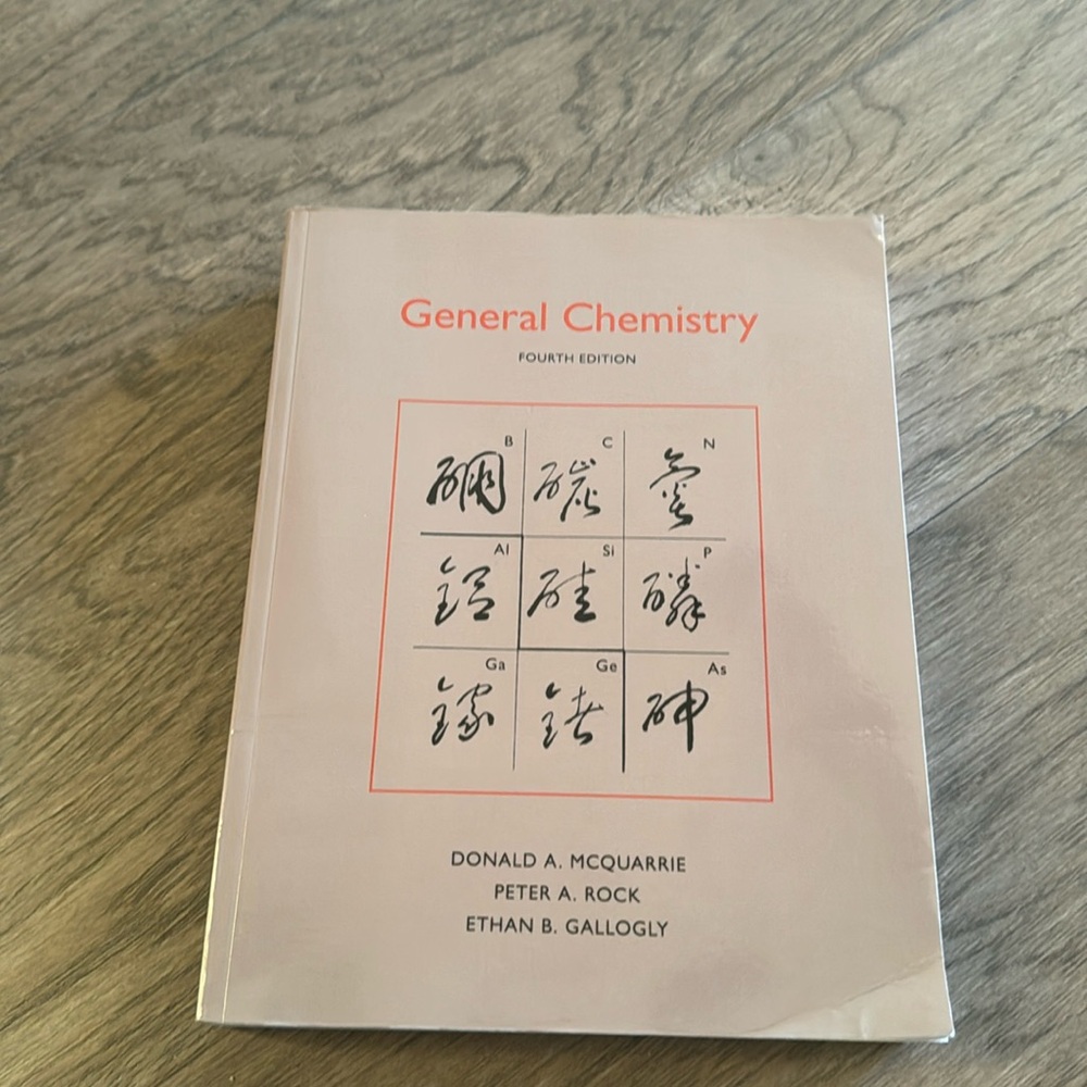 General Chemistry Fourth Edition